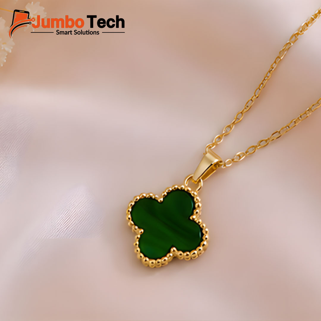 Fashion Jewelry Set — Ring Pendant Necklace & Hoop Earrings with Baguette Crystal Stones