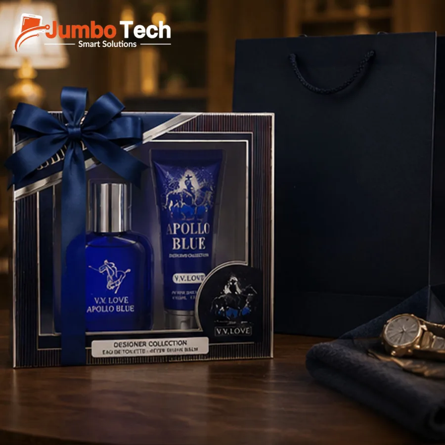 طقم عطر "أبولو بلو" للرجال من V.V.LOVE