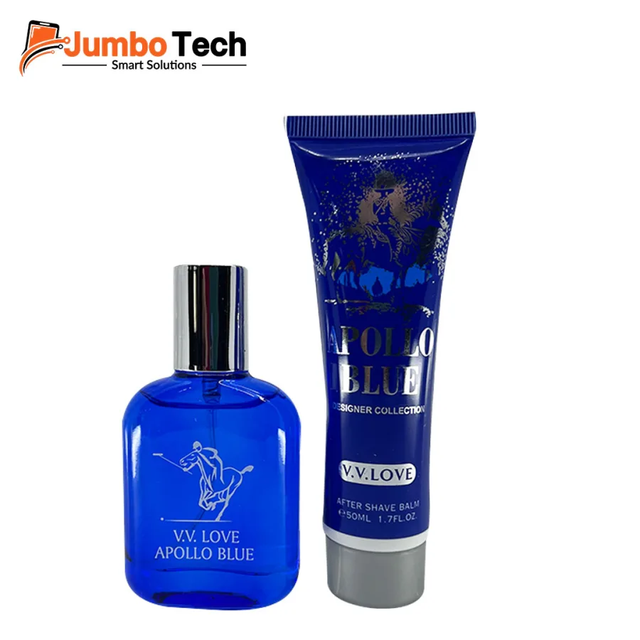 طقم عطر "أبولو بلو" للرجال من V.V.LOVE