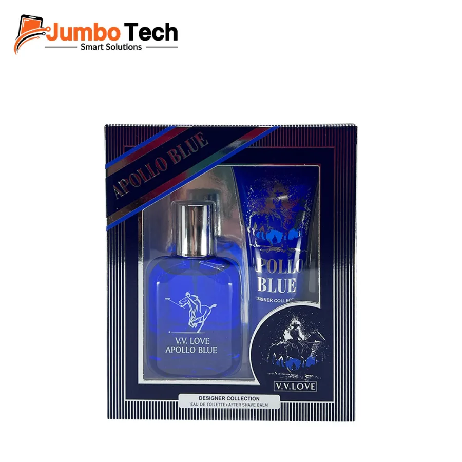 طقم عطر "أبولو بلو" للرجال من V.V.LOVE