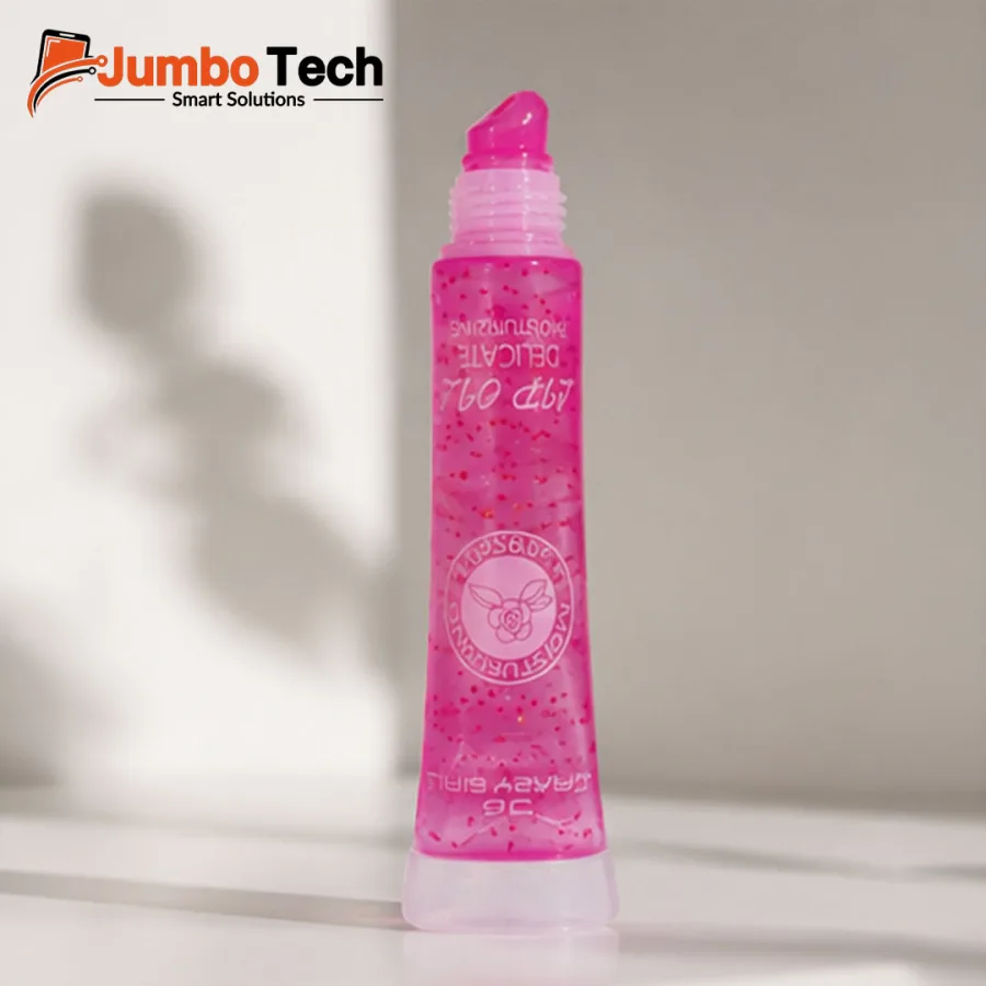 Delicate Moisturizing Lip Oil by Crazy Girl - Pink Glossy Lip Care