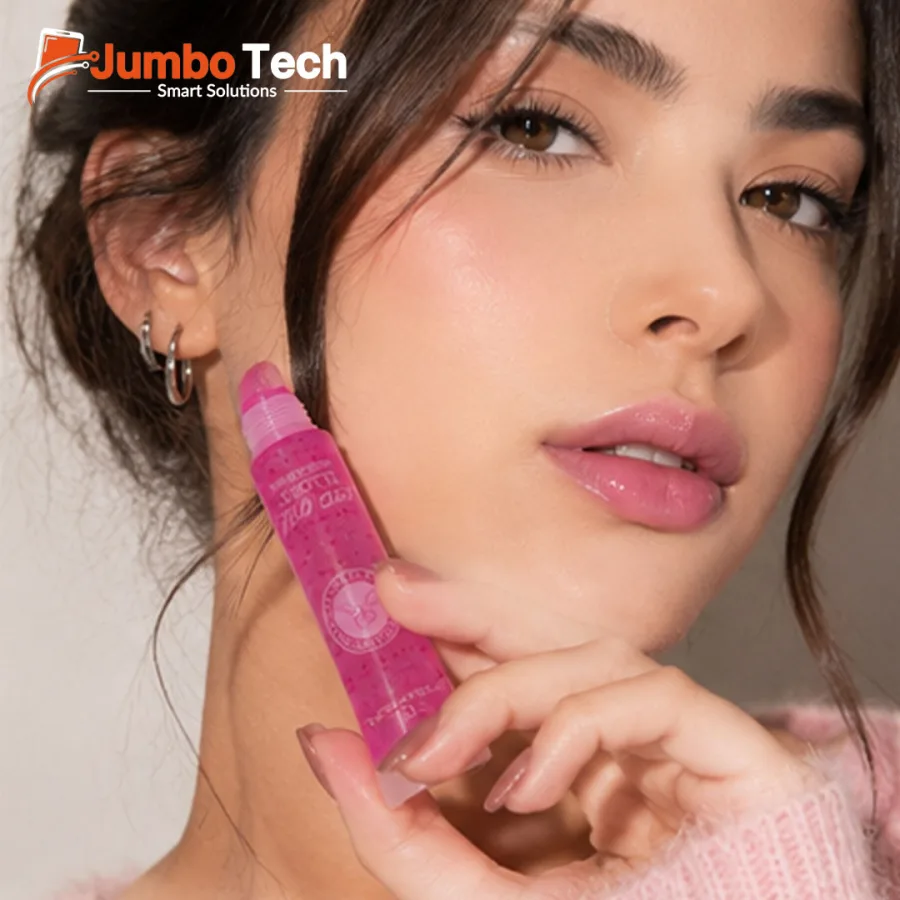 Delicate Moisturizing Lip Oil by Crazy Girl - Pink Glossy Lip Care