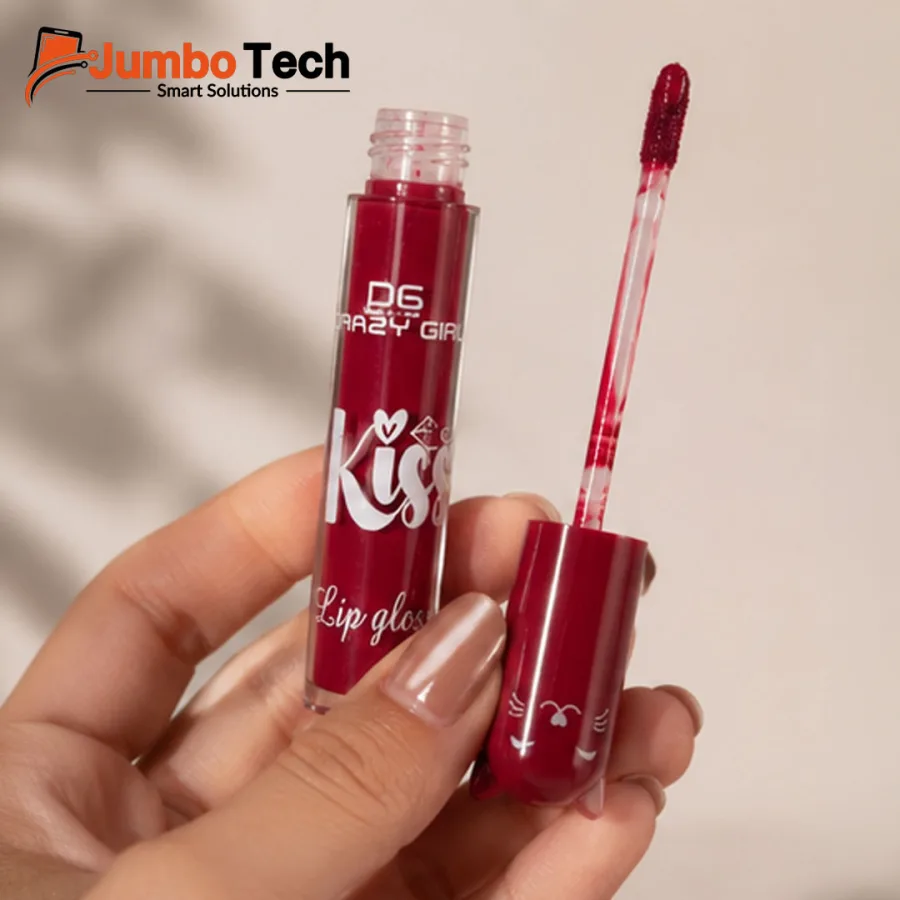 Crazy Girl "Kiss" Lip Gloss with Rich Red Formula