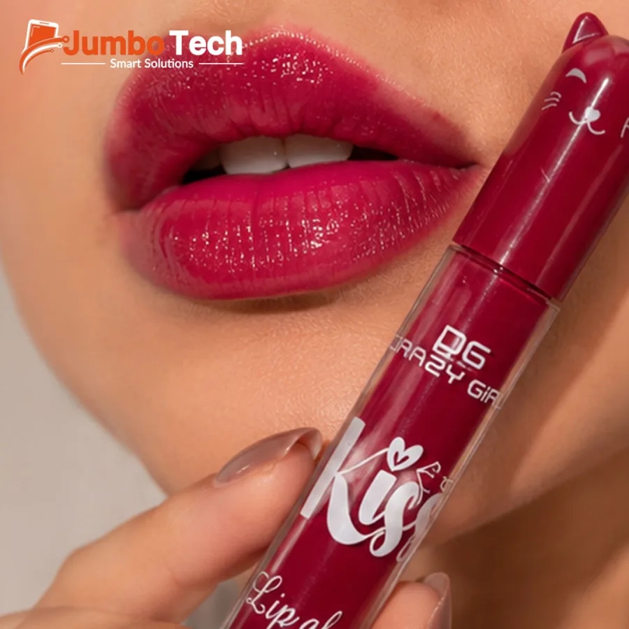 Crazy Girl "Kiss" Lip Gloss with Rich Red Formula