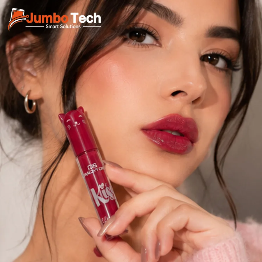 Crazy Girl "Kiss" Lip Gloss with Rich Red Formula