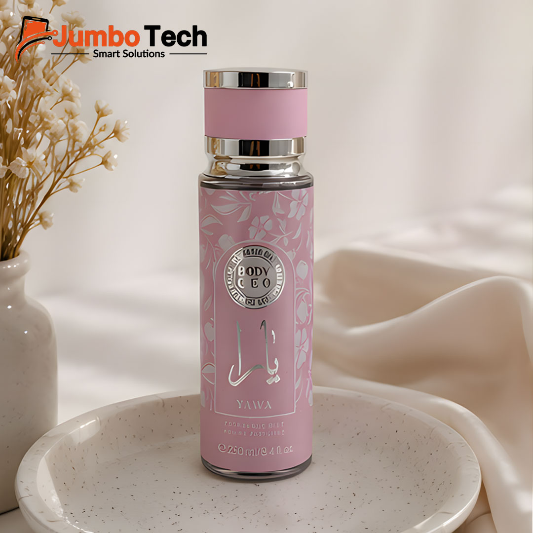 بخاخ عطر جسم يارا بودي سيو - فراجرنس ميست وردي بتصميم زهور فضية