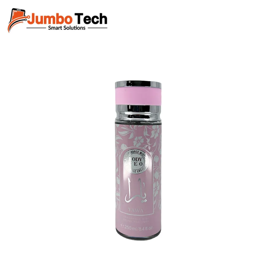 بخاخ عطر جسم يارا بودي سيو - فراجرنس ميست وردي بتصميم زهور فضية