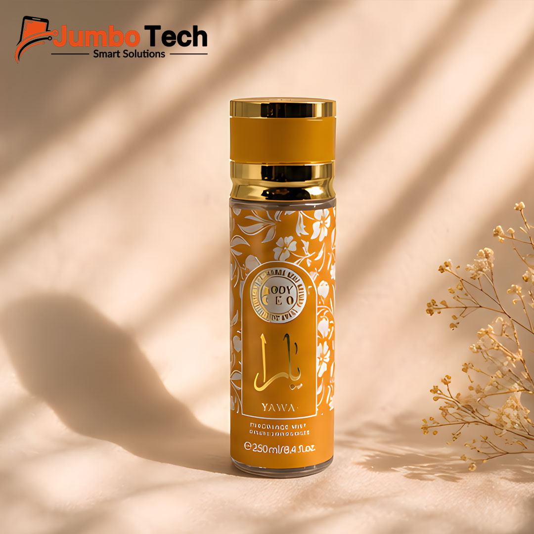 بخاخ عطر جسم يارا بودي سيو - فراجرنس ميست ذهبي بزهور بيضاء 250مل