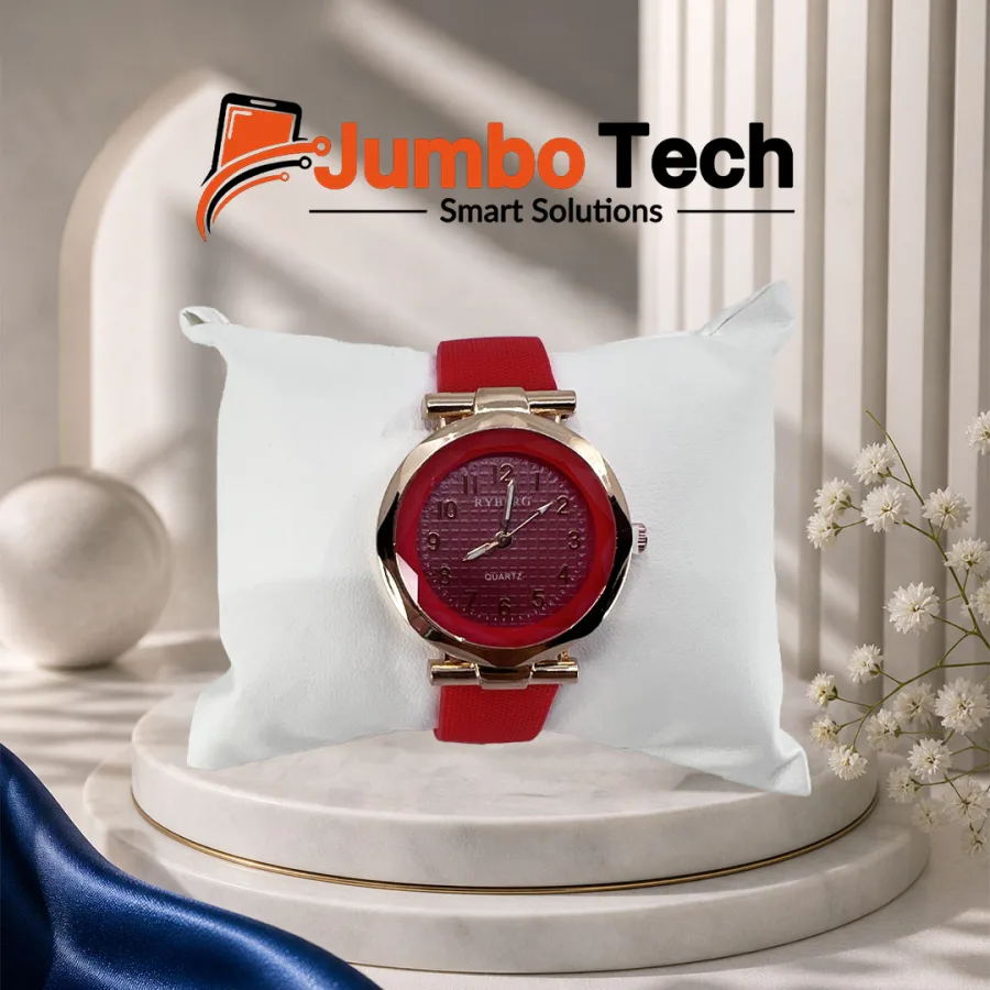 Ryberg Quartz Women's Watch with Colorful Silicone Strap - Modern Elegant Design