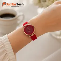 ساعة نسائية Ryberg Quartz بسوار سيليكون ملون - تصميم عصري أنيق