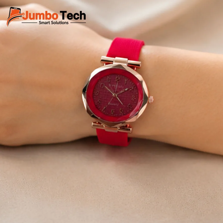 Ryberg Quartz Women's Watch with Colorful Silicone Strap - Modern Elegant Design