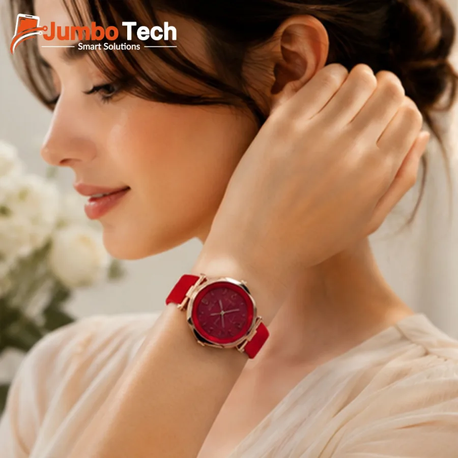 Ryberg Quartz Women's Watch with Colorful Silicone Strap - Modern Elegant Design