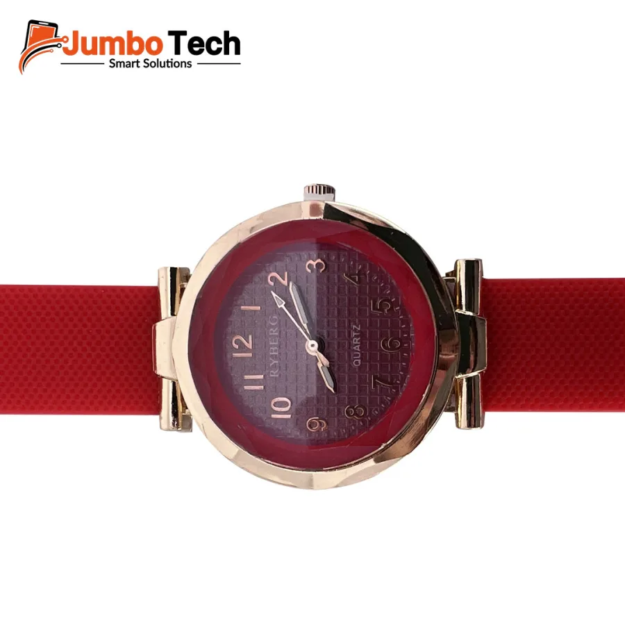 Ryberg Quartz Women's Watch with Colorful Silicone Strap - Modern Elegant Design