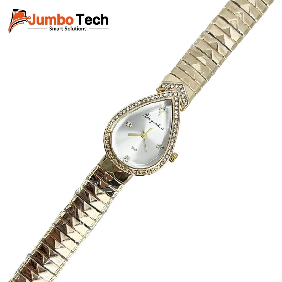 Xinyunkou Luxury Women's Teardrop Watch with Zircon - Model 3027