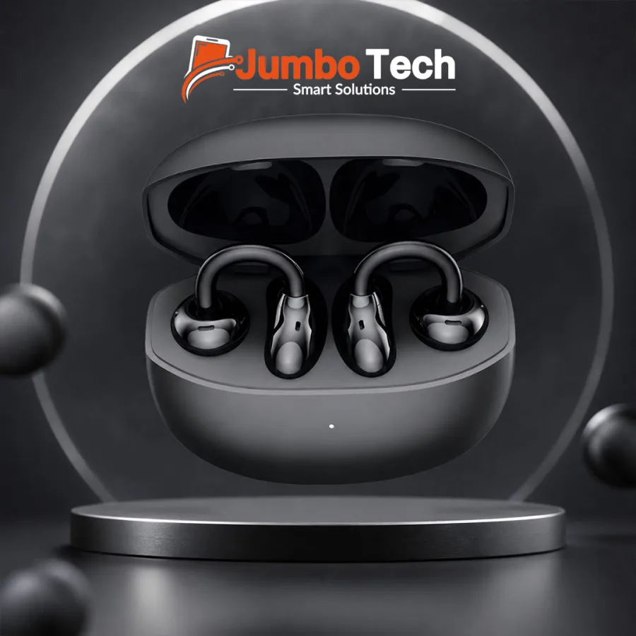 سماعات HONOR Choice Earbuds Clip لاسلكية مفتوحة بجسر تيتانيوم - بطارية 36 ساعة