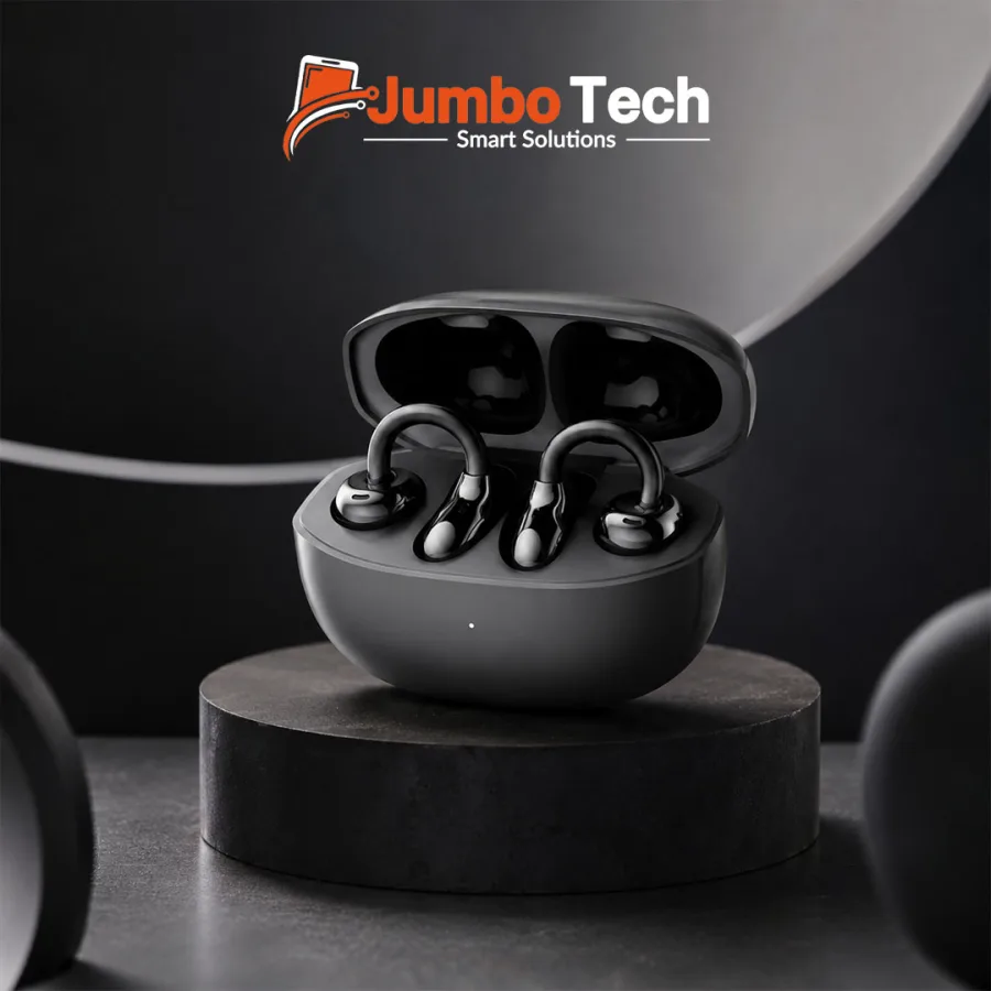 سماعات HONOR Choice Earbuds Clip لاسلكية مفتوحة بجسر تيتانيوم - بطارية 36 ساعة