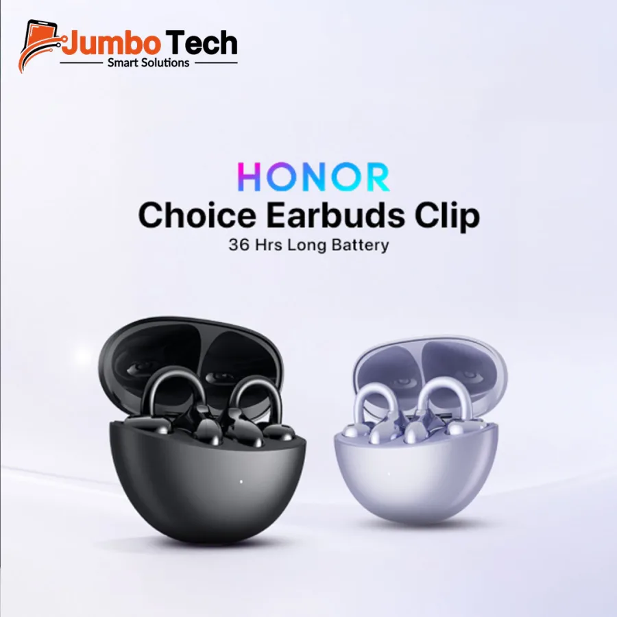 سماعات هونر تشويس Earbuds Clip لاسلكية Open-Ear بتصميم كليب وبطارية 36 ساعة