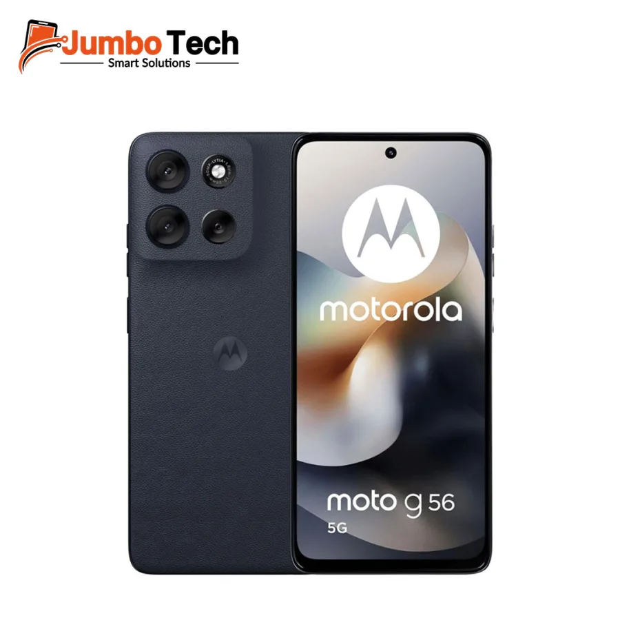 موبايل موتورولا Moto G56 5G شاشة 6.72 بوصة FHD+ 120Hz كاميرا Sony 50MP بطارية 5200mAh IP68/IP69