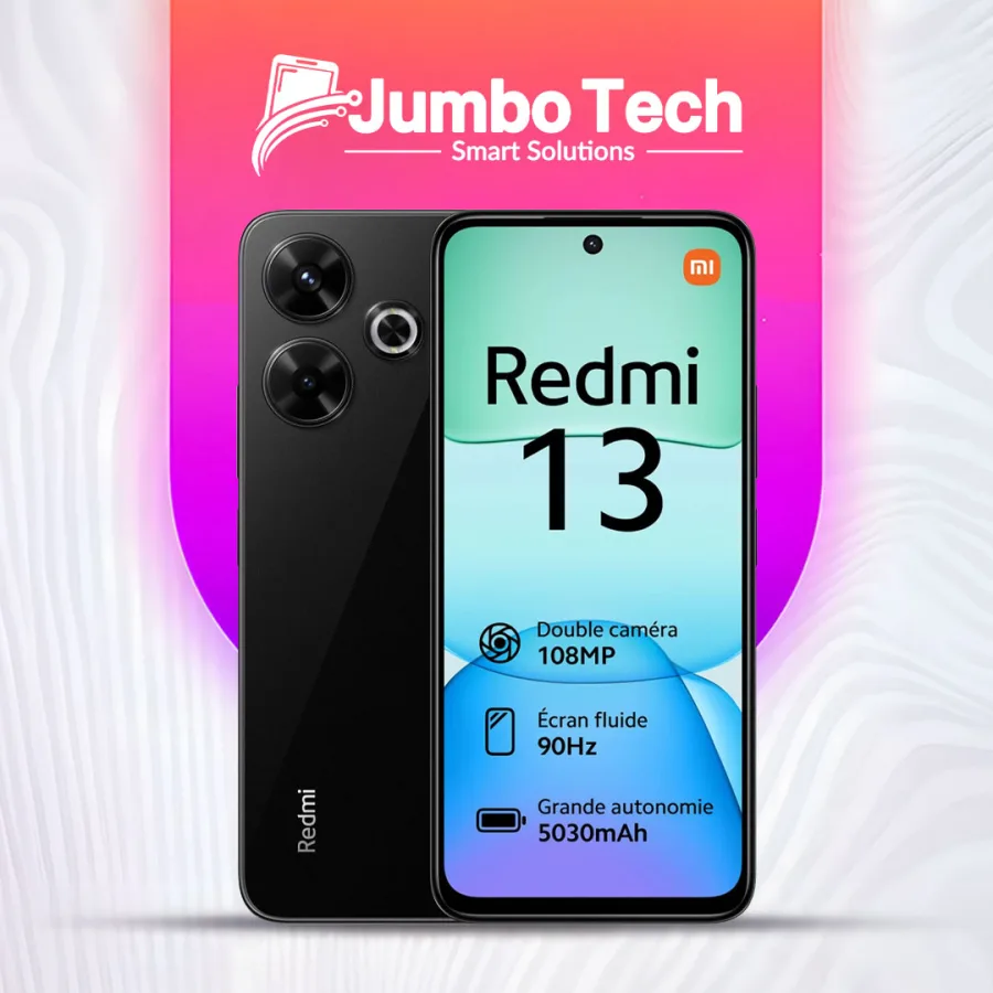 موبايل شاومي ريدمي 13 شاشة 6.79 بوصة 90Hz كاميرا 108MP بطارية 5030mAh