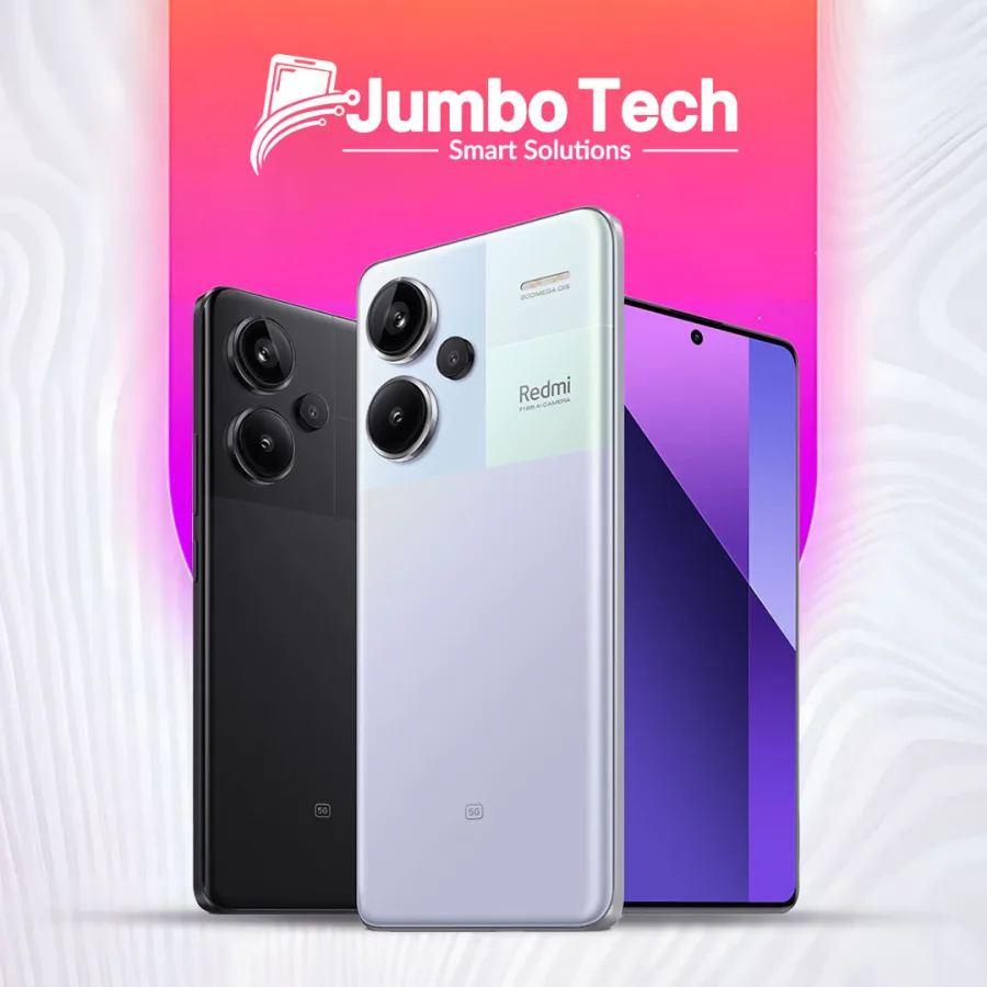 موبايل شاومي ريدمي نوت 13 برو بلس 5G شاشة AMOLED منحنية 6.67 بوصة كاميرا 200MP شحن 120W