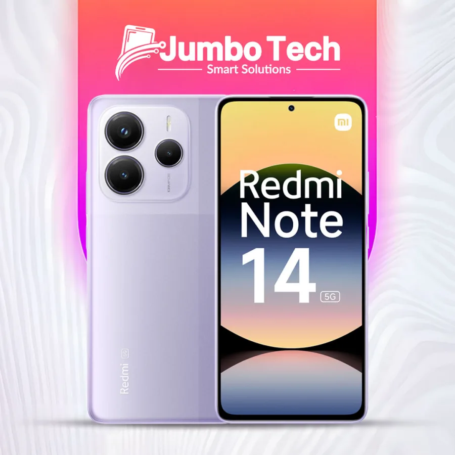 موبايل شاومي ريدمي نوت 14 5G شاشة AMOLED 6.67 بوصة كاميرا 108MP بتثبيت OIS بطارية 5110mAh