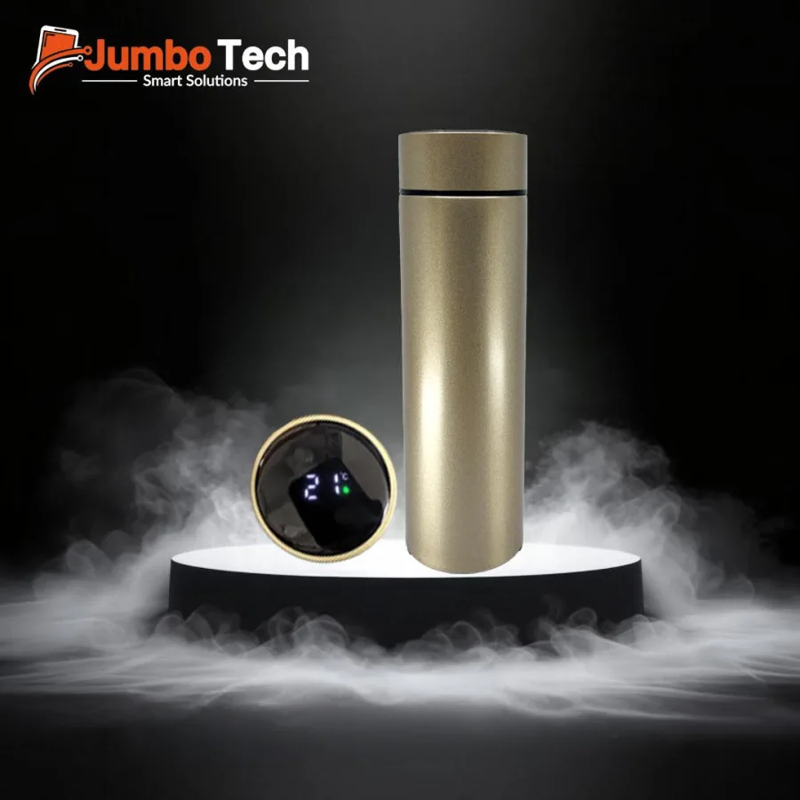 Smart Thermal Cup with LED Temperature Display 500ml Stainless Steel Insulated Mug