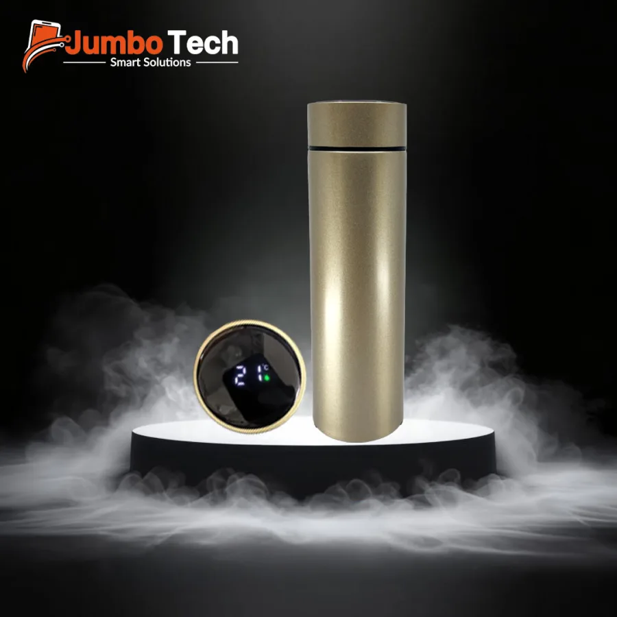 Smart Thermal Cup with LED Temperature Display 500ml Stainless Steel Insulated Mug
