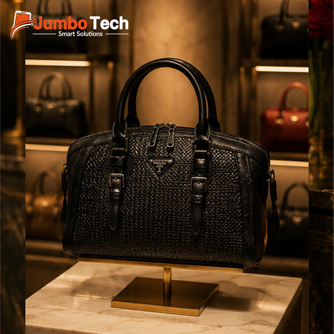طقم شنطة يد نسائية BS Bag جلد بنقشة منسوجة مع محفظة وحزام كروس (قطعتين)