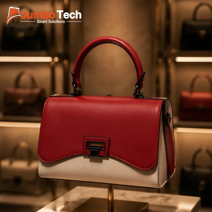 Red & Beige
